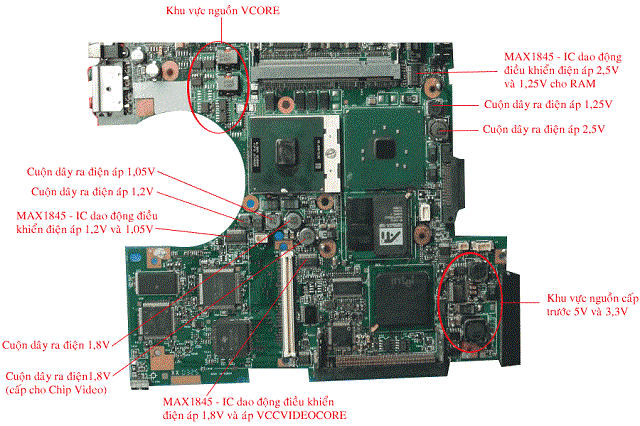 Sửa laptop Acer hư nguồn hư IC nguồn mở nguồn không lên - 2