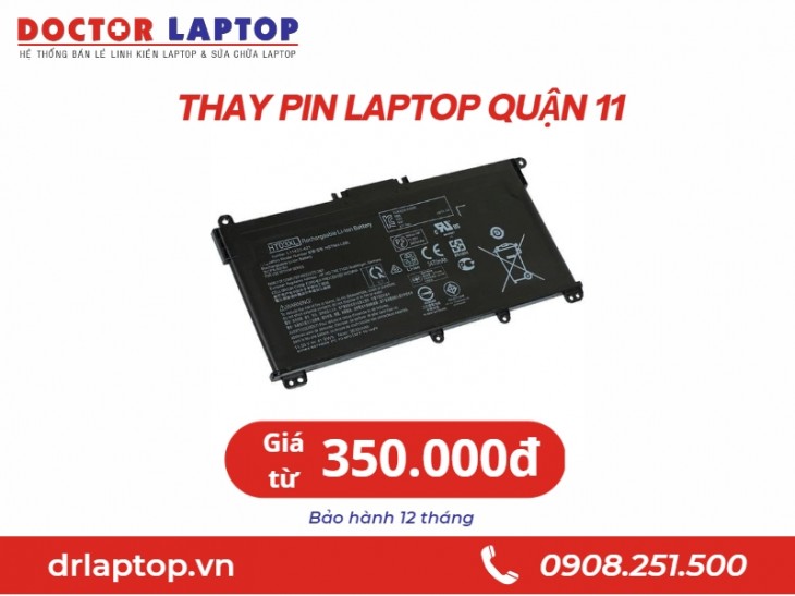 thay pin laptop quan 11 chinh hang