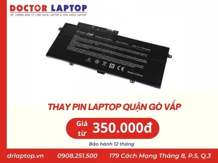 thay pin laptop go vap chinh hang