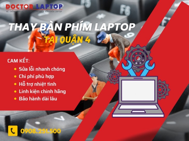 thay ban phim laptop quan 4