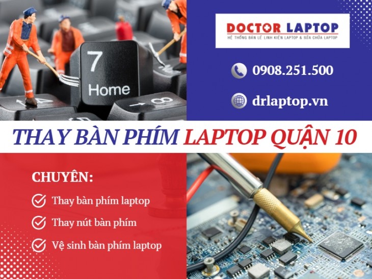 thay ban phim laptop quan 10