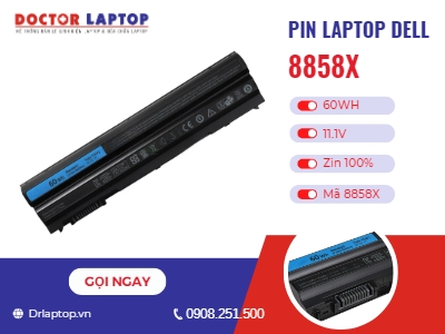 Thông tin về pin laptop Dell 8858X