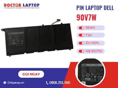 Thông tin về pin laptop Dell 90V7W