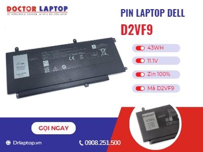 Thông tin về pin laptop Dell D2VF9