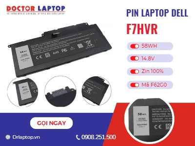 Thông tin về pin laptop Dell F7HVR