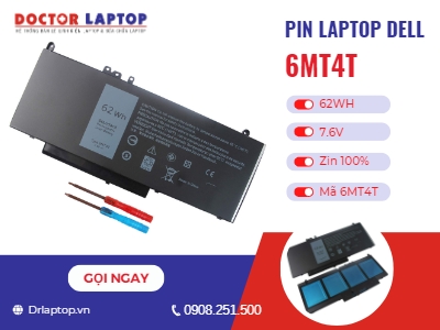 Thông tin về pin laptop Dell G5M10