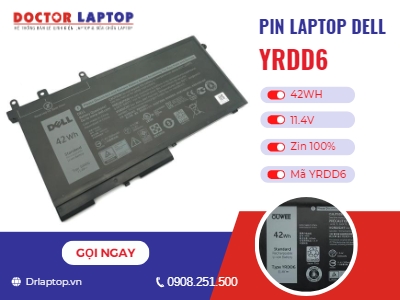 Thông tin về pin laptop Dell Inspiron 15 5582