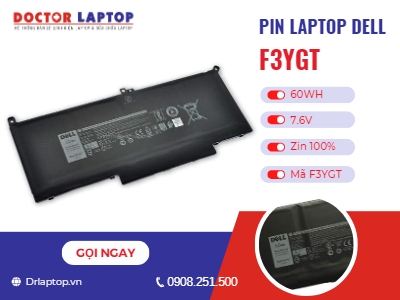 Thông tin về pin laptop Dell Latitude 7280