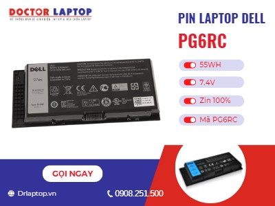 Thông tin về pin laptop Dell PG6RC