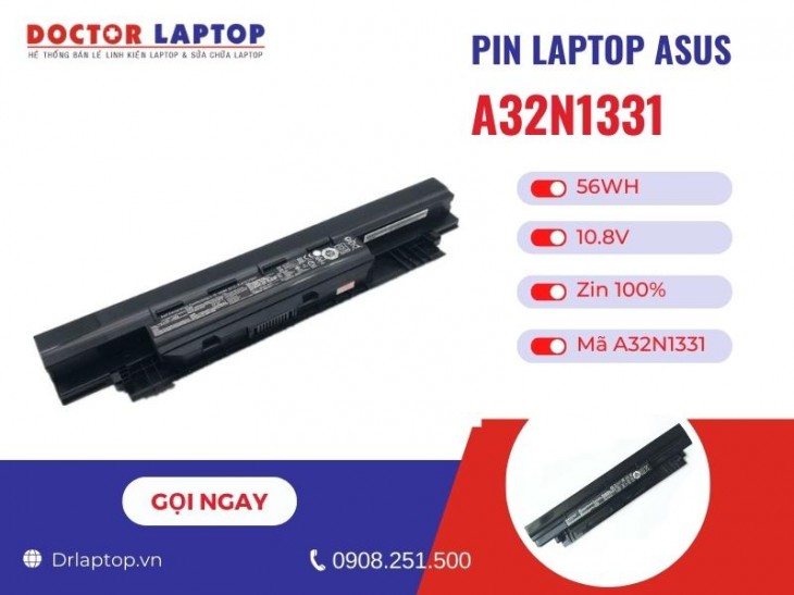 Thông tin về pin laptop Asus A32N1331