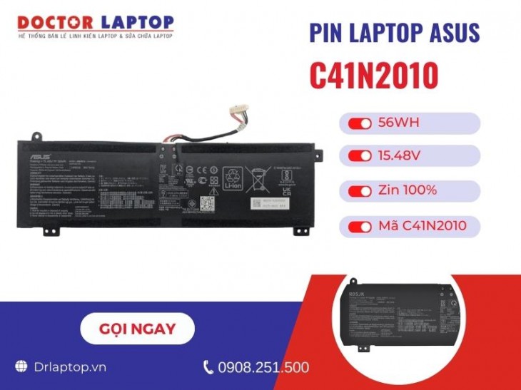 Thông tin về pin laptop Asus TUF Gaming A15 FA507RC
