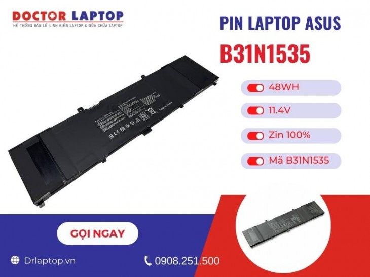 Thông tin về pin laptop Asus UX410UA