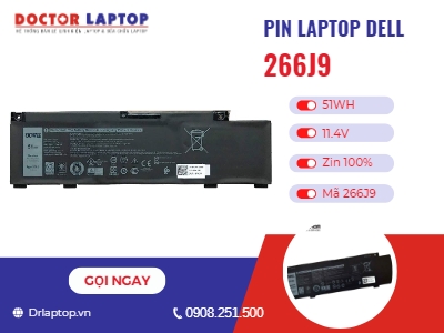 Thông tin về pin laptop Dell 266J9
