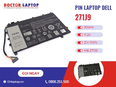 Thông tin về pin laptop Dell 271J9