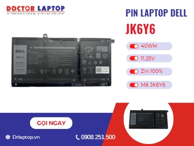 Thông tin về pin laptop Dell H5CKD