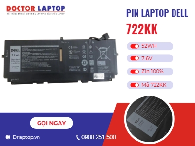 Thông tin về pin laptop Dell XPS P117G P117G001 P117G002