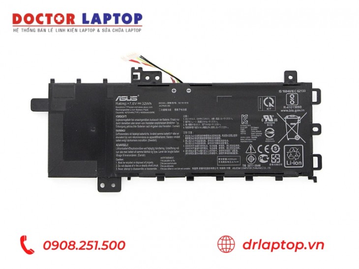 Dịch vụ thay pin laptop Asus B21N1818 uy tín tại Drlaptop