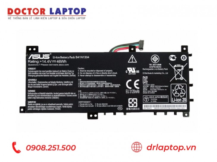 Dịch vụ thay pin laptop Asus VivoBook S451L uy tín tại Drlaptop