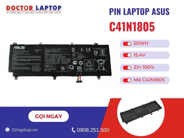 Thông tin về pin laptop Asus GX51GM