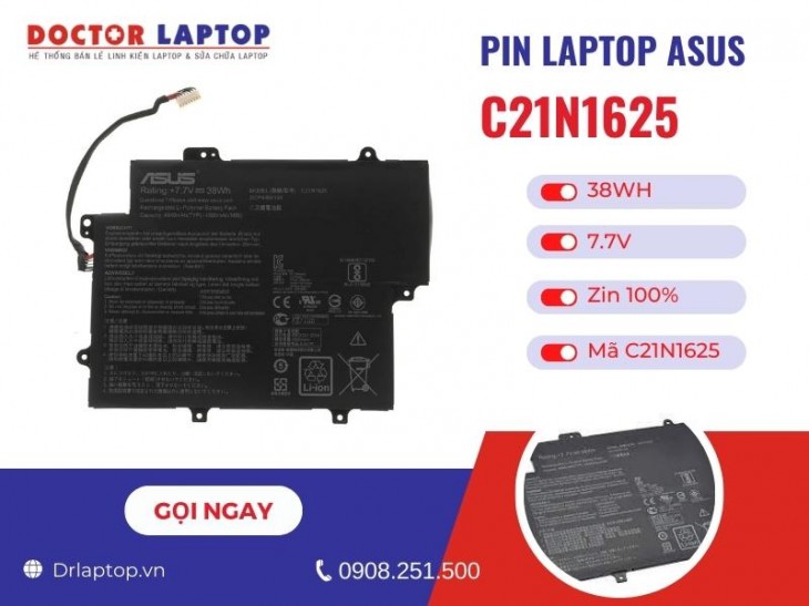 Thông tin về pin laptop Asus TP203NAH