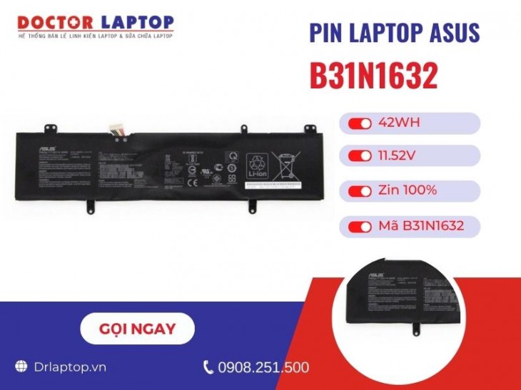 Thông tin về pin laptop Asus VivoBook S14 S410UA
