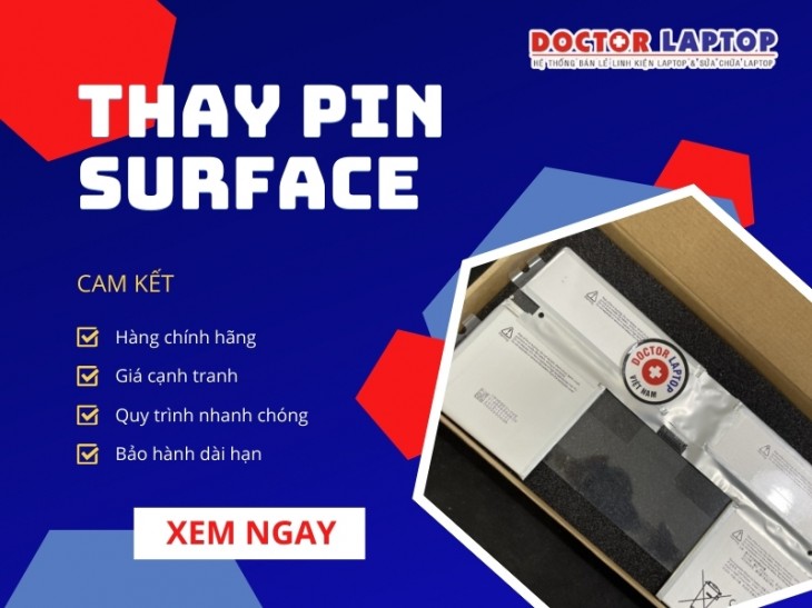 thay pin surface