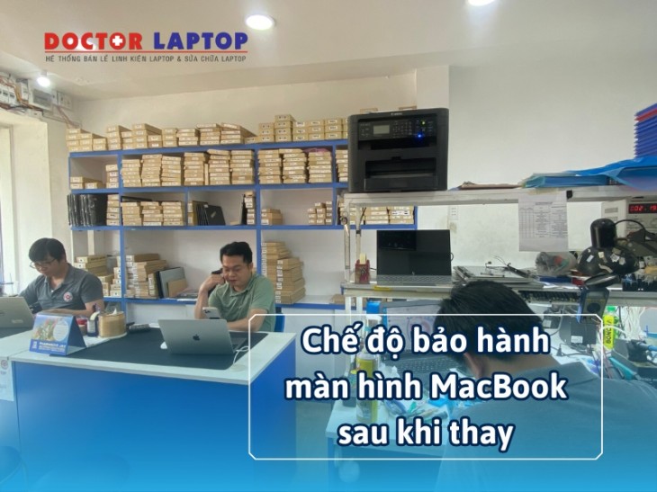 che do bao hanh man hinh macbook sau khi thay