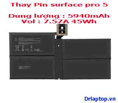 Thay Pin Surface Pro 5