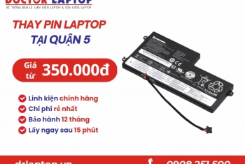 Thay Pin Laptop Quận 5