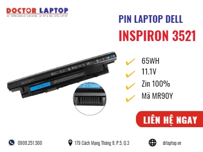 Pin Laptop Dell Inspiron 3521, 15 3521, 15r 3521
