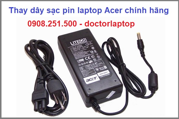 Thay dây sạc pin laptop Acer tốt nhất tại TPHCM